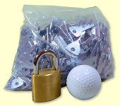 1Kg keys with lock & golfball